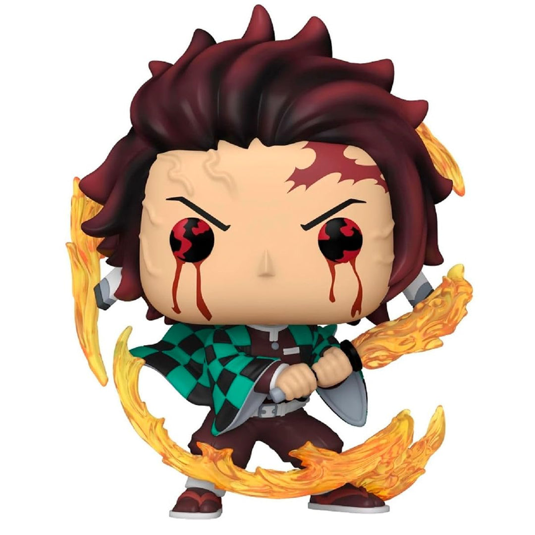 Funko Pop! Animation: DS - Tanjiro Kamado - (Sun Breathing) - Demon Slayer - Vinyl-Sammelfigur - Ges