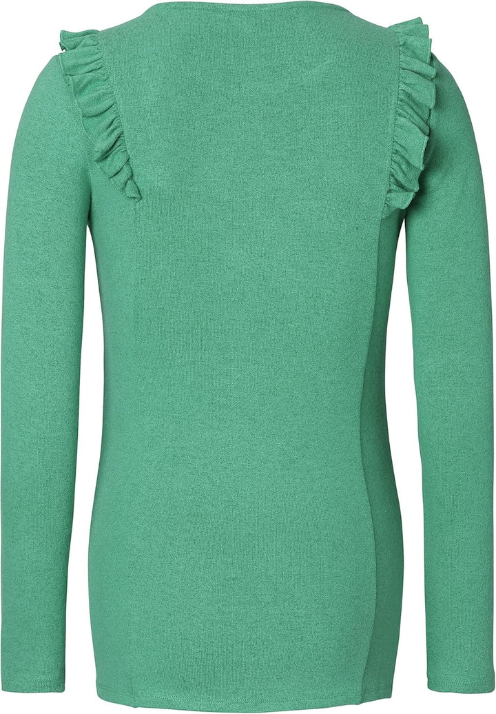 Noppies Damen Tee Pierson Nursing Long Sleeve T-Shirt 34 Deep Sea - P986, 34 Deep Sea - P986