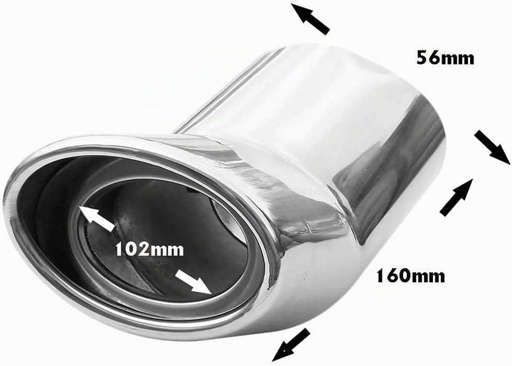 Auspuffblende Endrohr Endstuck Auspuff Blende Schalldampf Sportauspuff Universell Schalldampf Sport