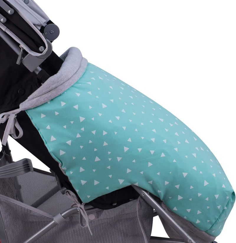 JYOKO KIDS Universal Baby Fusssack für Kinderwagen (MINT SPARKLES, BAUMWOLLE)