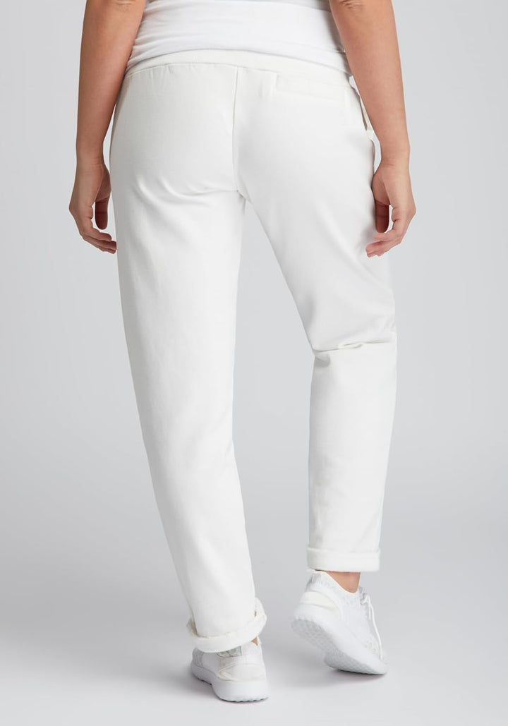 Elbsand Brinja Damen 7/8 Hose, Sweathose, gerade Schnittform XS Cloud White, XS Cloud White