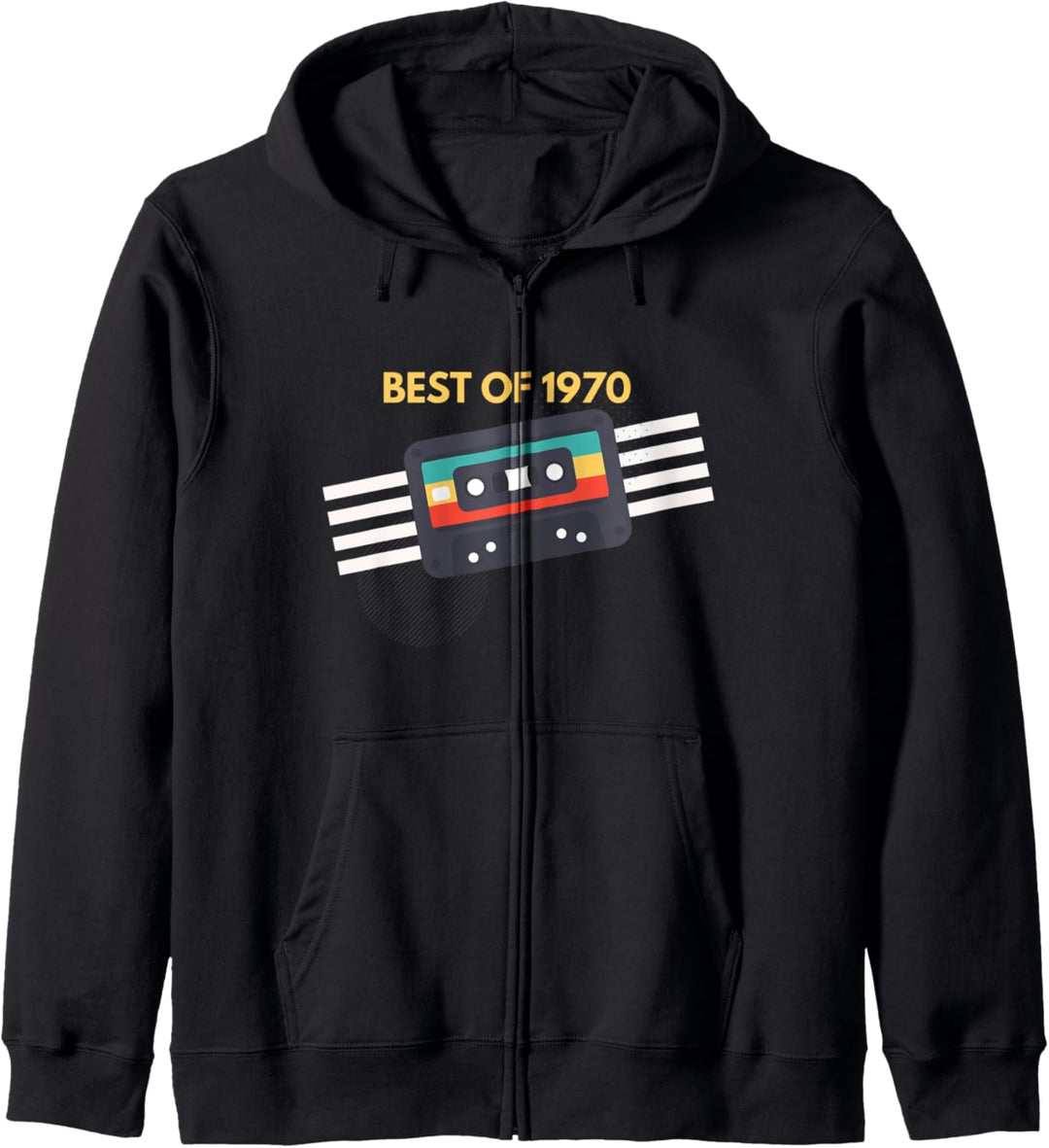 Lustiges Best Of 1970 Geburtstagsgeschenk Kassettenband Kapuzenjacke