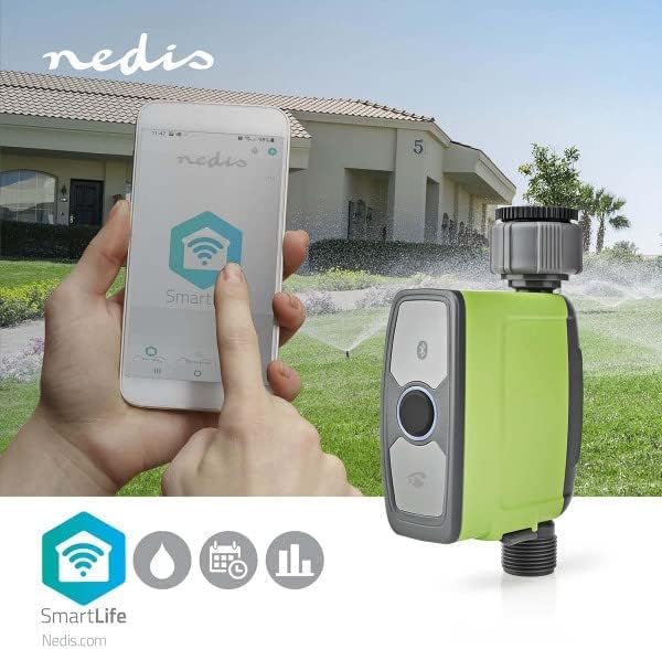 NEDIS CONTROL DE AGUA SMARTLIFE/BLUETOOTH | alimentTADO POR BATERIAS | IP54