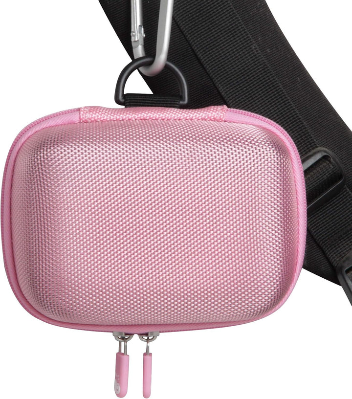 Hermitshell Hartschalen-Reiseetui für JBL Go 4 / JBL GO 3 Wasserfester, tragbarer Lautsprecher (Rosa