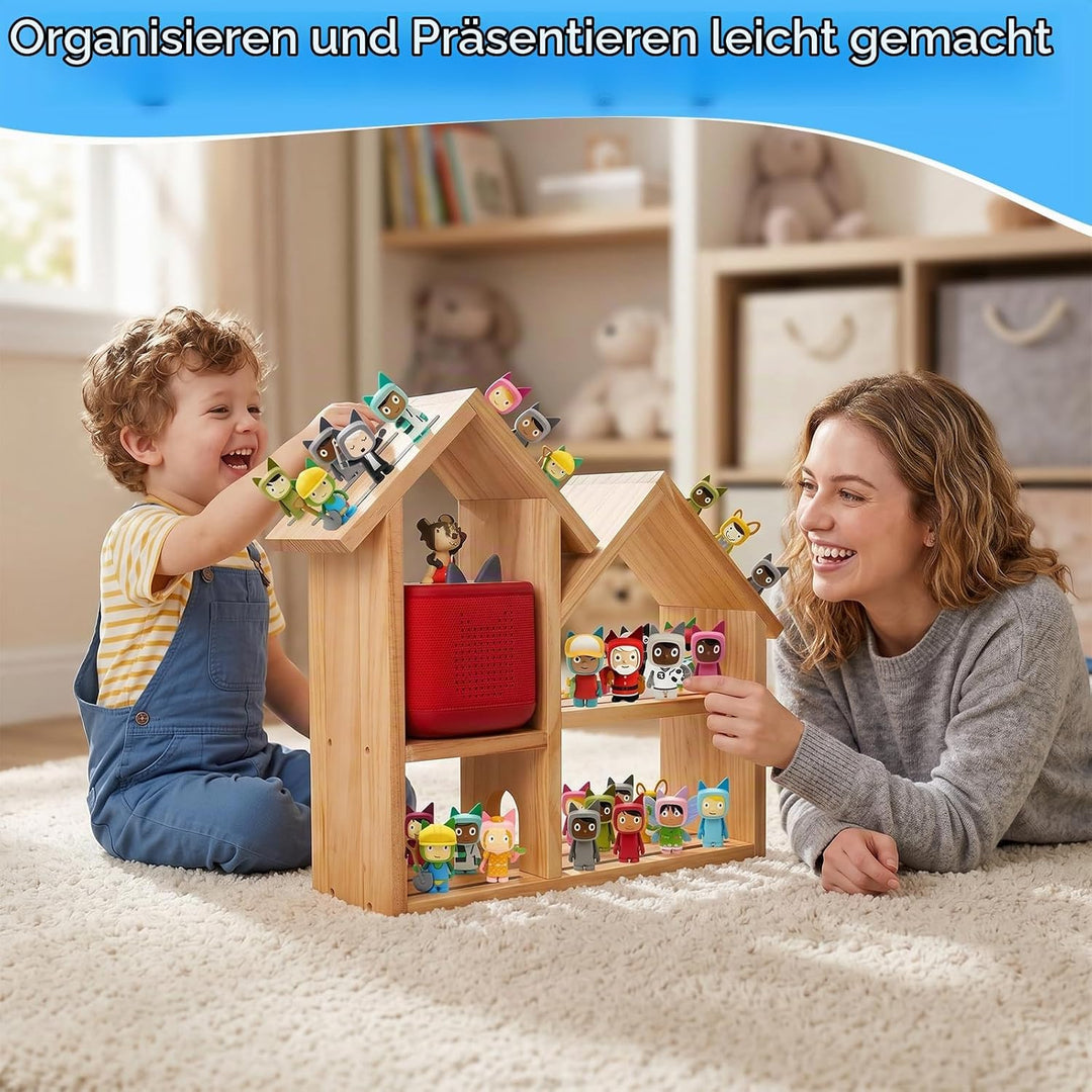 Gieanoo für Tonies Regal Kompatibel mit Toniebox 2/1, Magnetische Tonies Aufbewahrung für 30–40 Toni