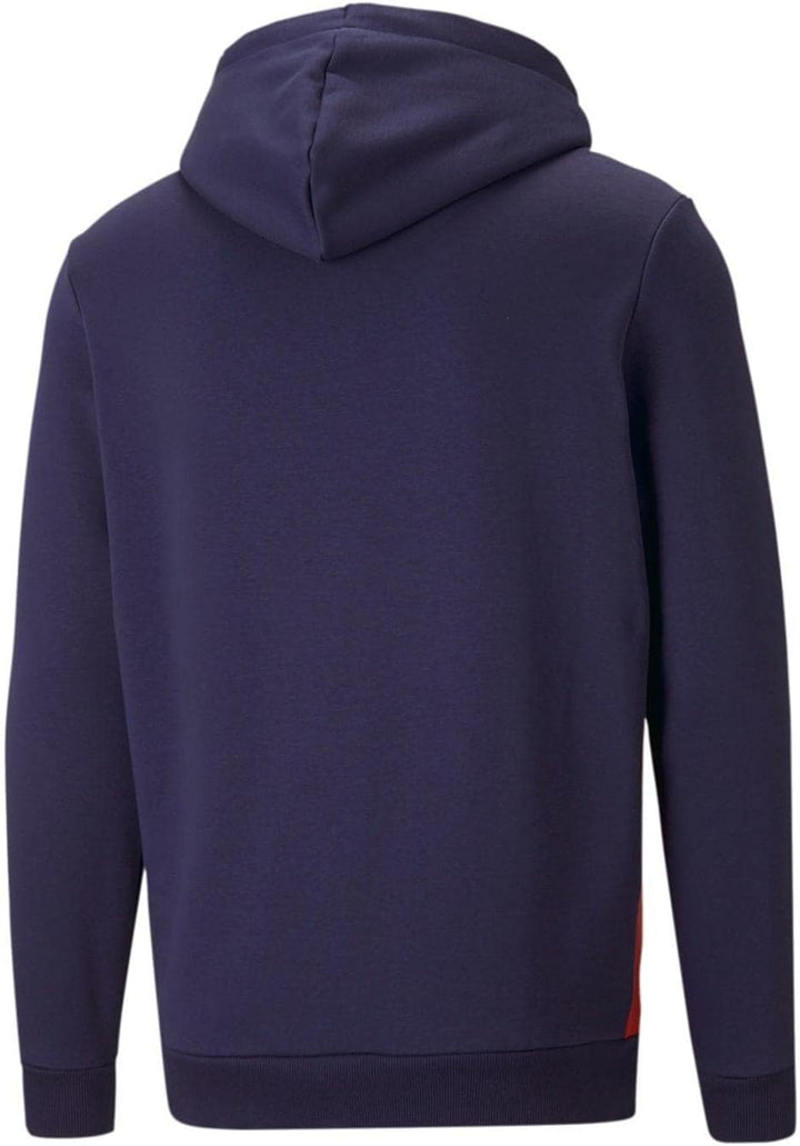 PUMA Herren ESS+ Colorblock Hoodie FL Sweatshirt S Peacoat, S Peacoat