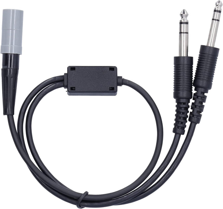 PUSOKEI Aviation Headset Adapter GA Headset auf Helikopter Adapter 58cm/22.8in Kabellänge Helikopter