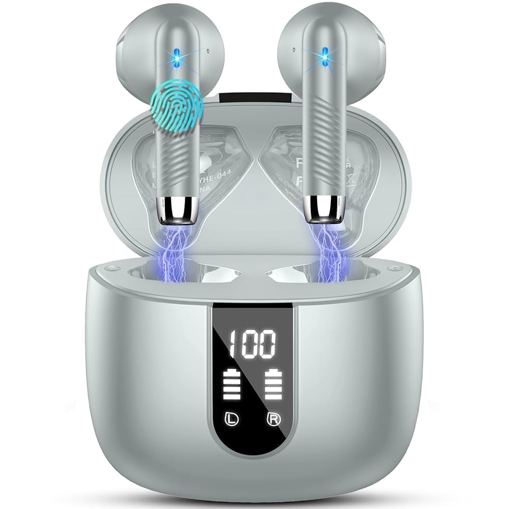 Drsaec Bluetooth 5.4 Kopfhörer, 6D Tiefer Bass In Ear Kopfhörer Kabellos Bluetooth 2026 Neu Kabellos