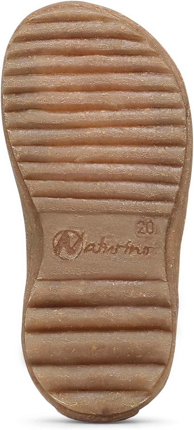 Naturino Halb geschlossene Sandalen aus Leder 20 EU Salbei, 20 EU Salbei