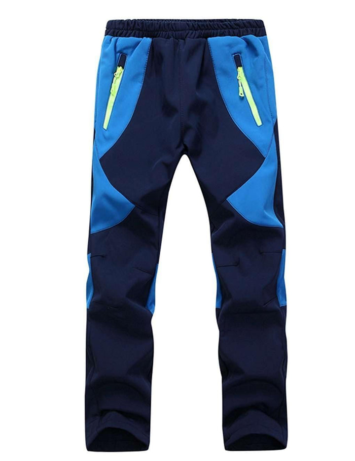 Echinodon Kinder Gefütterte Hose Softshellhose Winddicht Wasserabweisend Atmungsaktiv Warm Outdoorho