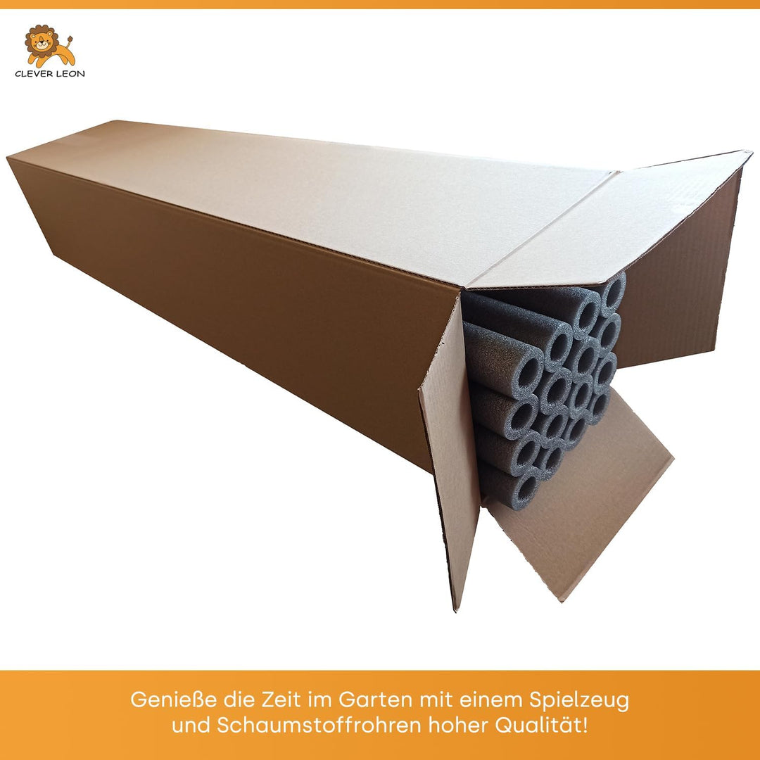 Trampolin Schaumstoff-Rohre 180 cm| Stangenschutz für Gartentrampolin universal | Schaumstoffabdecku