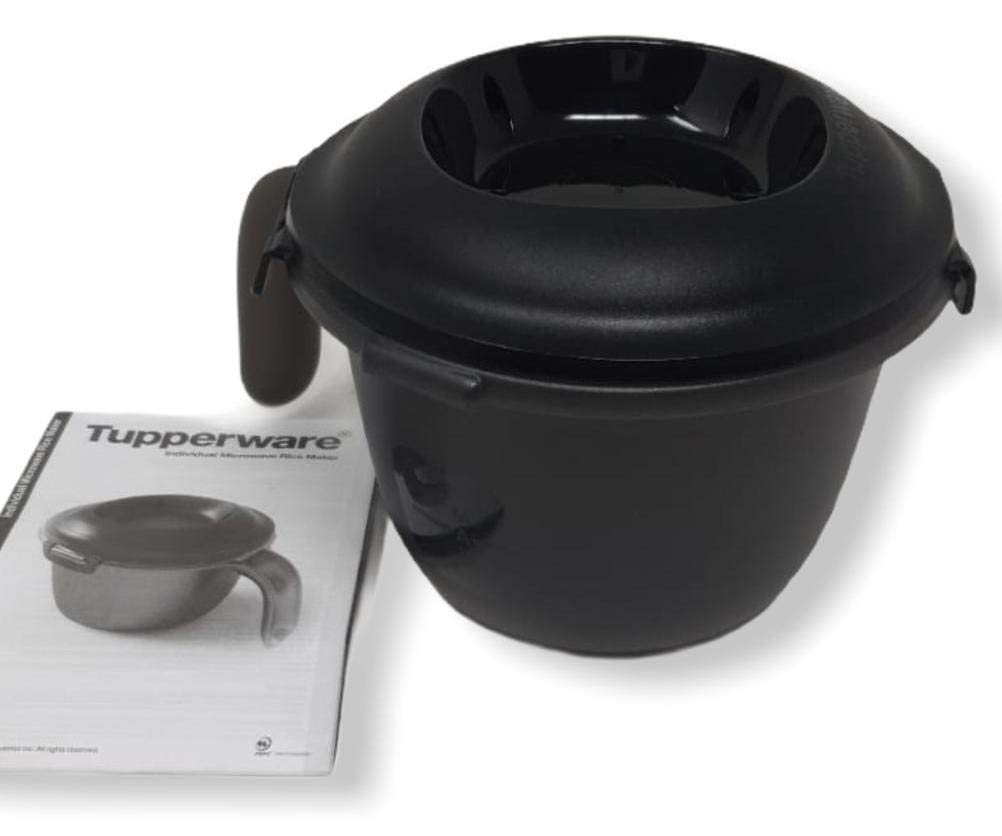 Tupper TUPPERWARE Mikrowelle Junior-Reis-Meister 500 ml Single Reiskocher schwarz 500ml Reis Bulgur