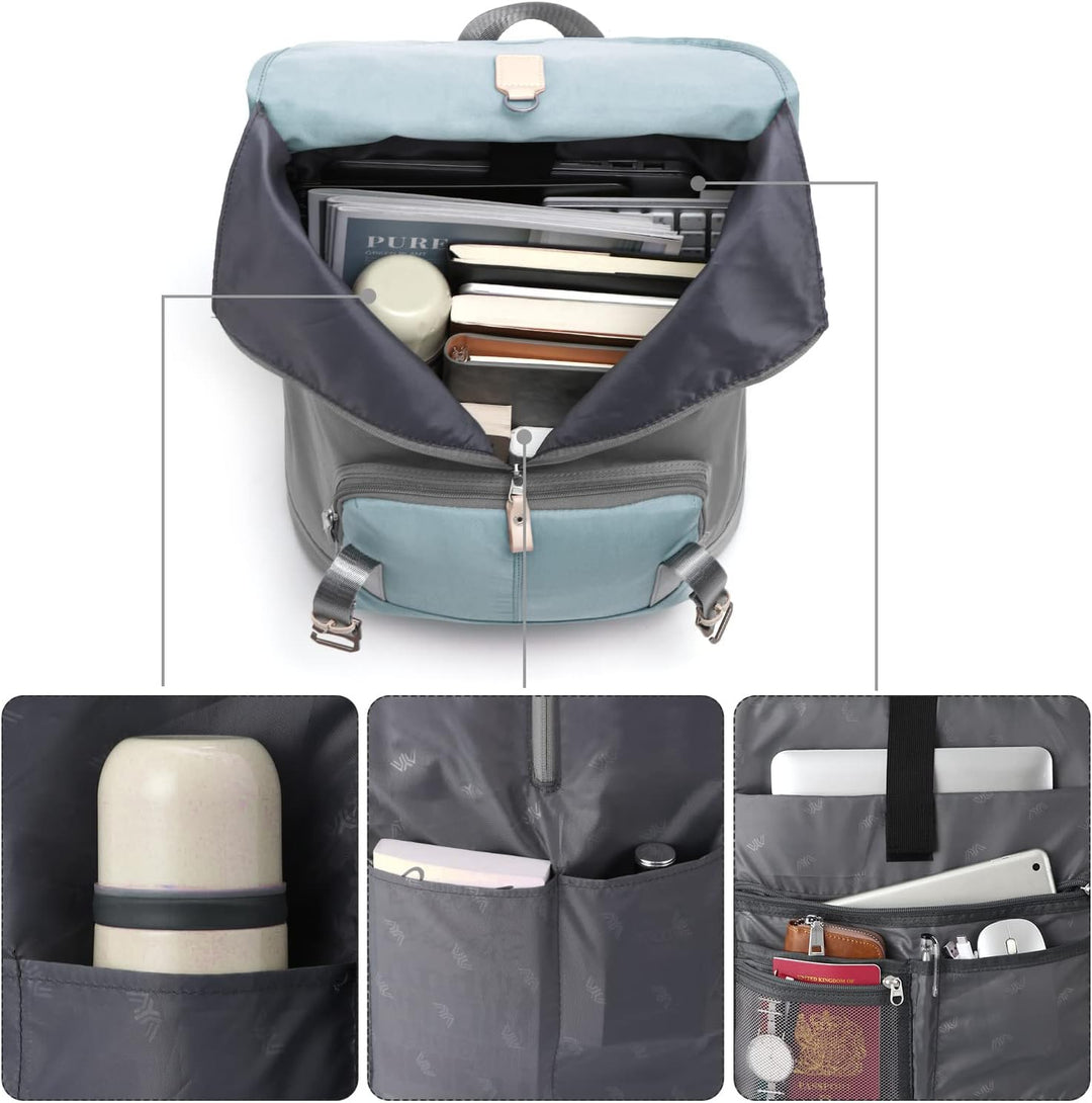 YAMTION Laptop Rucksack 17 Zoll für Damen &amp; Herren,Rucksack Schule Mädchen Schulrucksack Frauen Schu