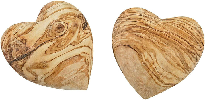 NATUREHOME Deko-Herz Handschmeichler aus Olivenholz 10 cm, 10 cm