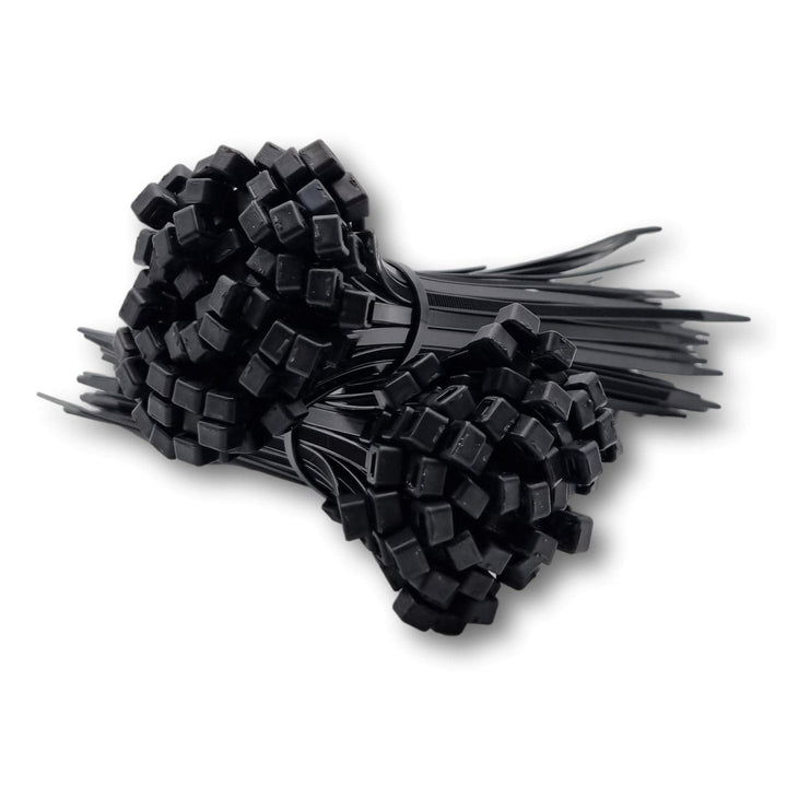 Industrie Kabelbinder In Schwarz/Verschiedene Mengen & Grössen / 2,5 bis 12,5 mm / 100 bis 5000 Stüc