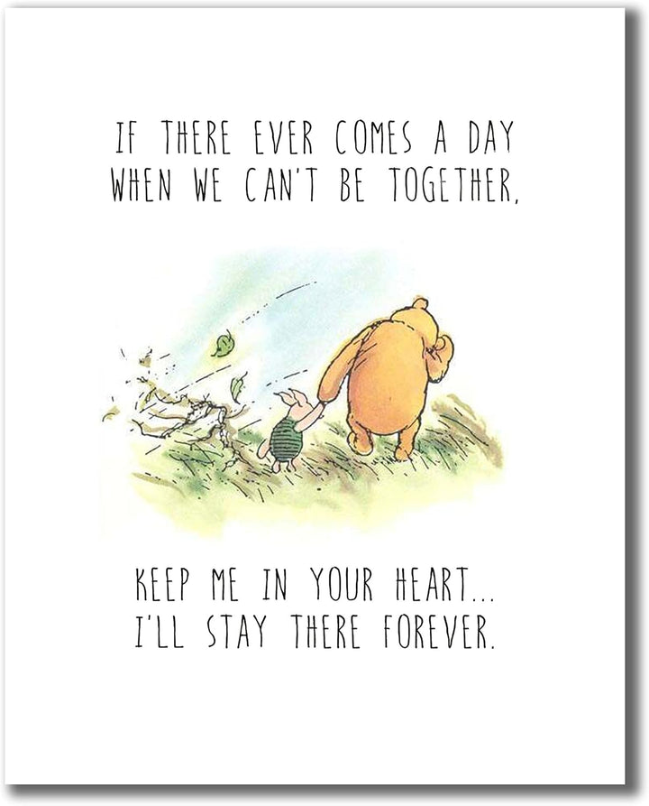 Winnie the Pooh Classic Art Prints – Set von vier 8x10 - Set Of Four Prints, 8x10 - Set Of Four Prin
