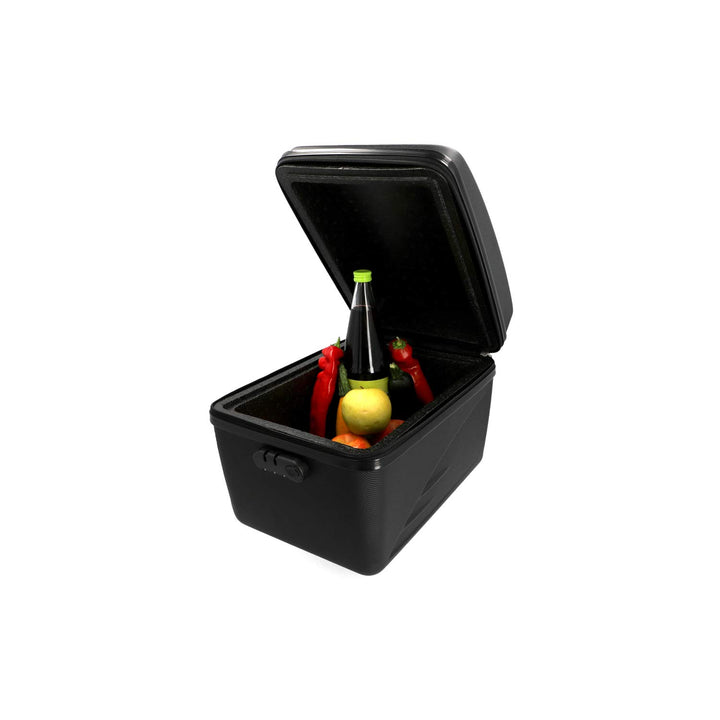 FISCHER 50396 Isolierte Gepäckträgerbox | hält Lebensmittel warm oder kalt | 16 L Fassungsvermögen |