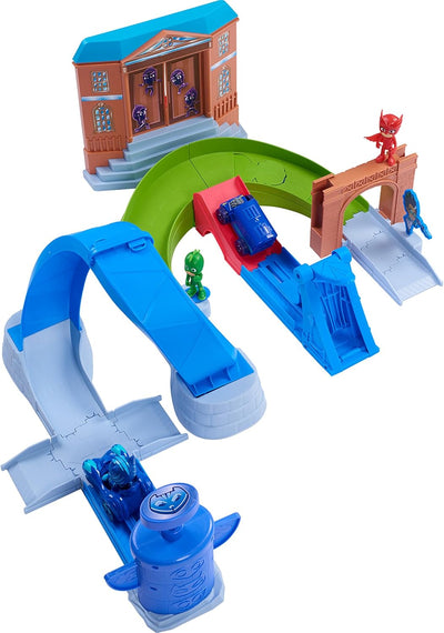 Simba 109402229 - PJ Masks Rival Racers Rennstrecke/ mit Looping/ mit Catboy und Katzenflitzer/ mit