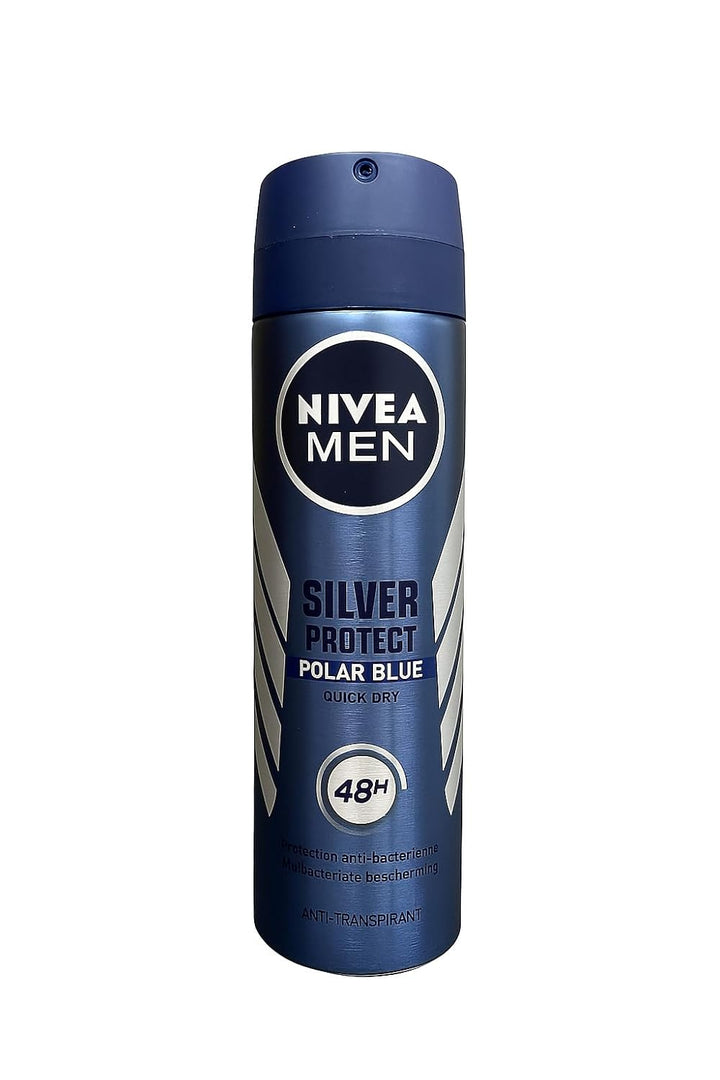 Nivea MEN Silver Protect Anti-Transpirant Antibakterial Deo 150ml - 6 Stück pro Pack