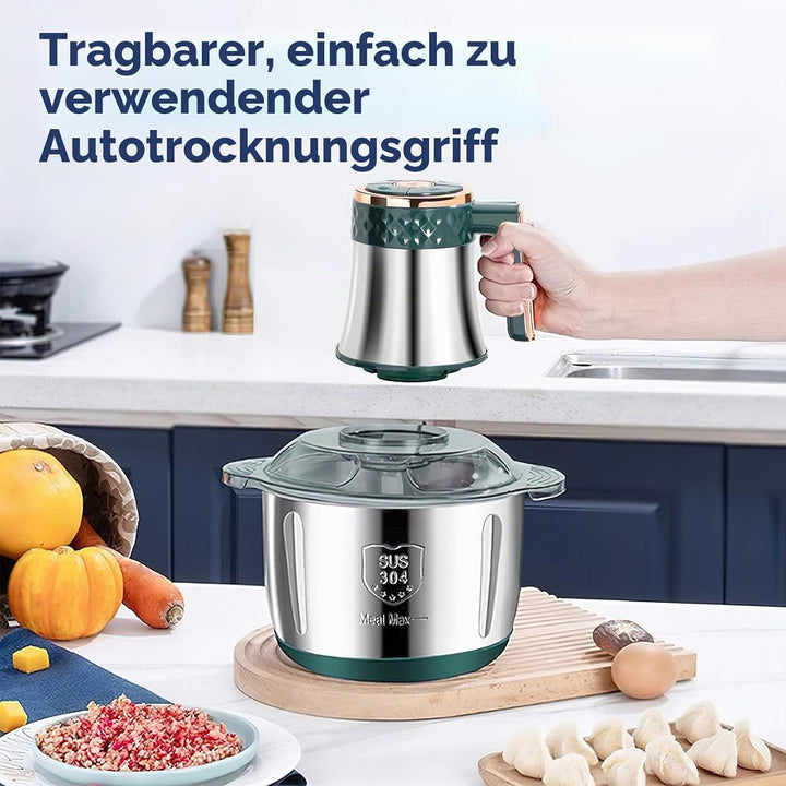 Zerkleinerer Küche Elektrisch, 500 Watt Zerkleinerer Elektrisch Mini, 5L Universalzerkleinerer mit 5