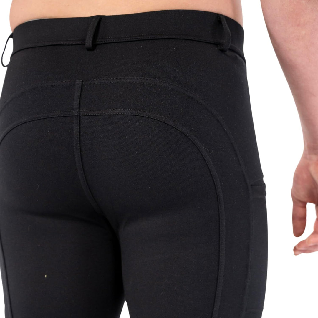 Kapow Meggings für Herren 'Supreme Range': Deluxe Kompressionsleggings mit Taschen für Streetstyle,