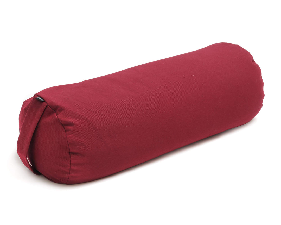 Yogistar Yoga-Bolster Yin - Standard - Rund bordeaux, bordeaux