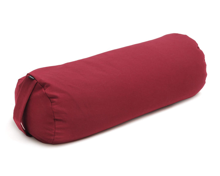 Yogistar Yoga-Bolster Yin - Standard - Rund bordeaux, bordeaux