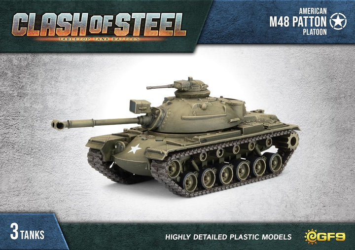 Gale Force Nine - Clash of Steel - M48 Medium Tank Platoon