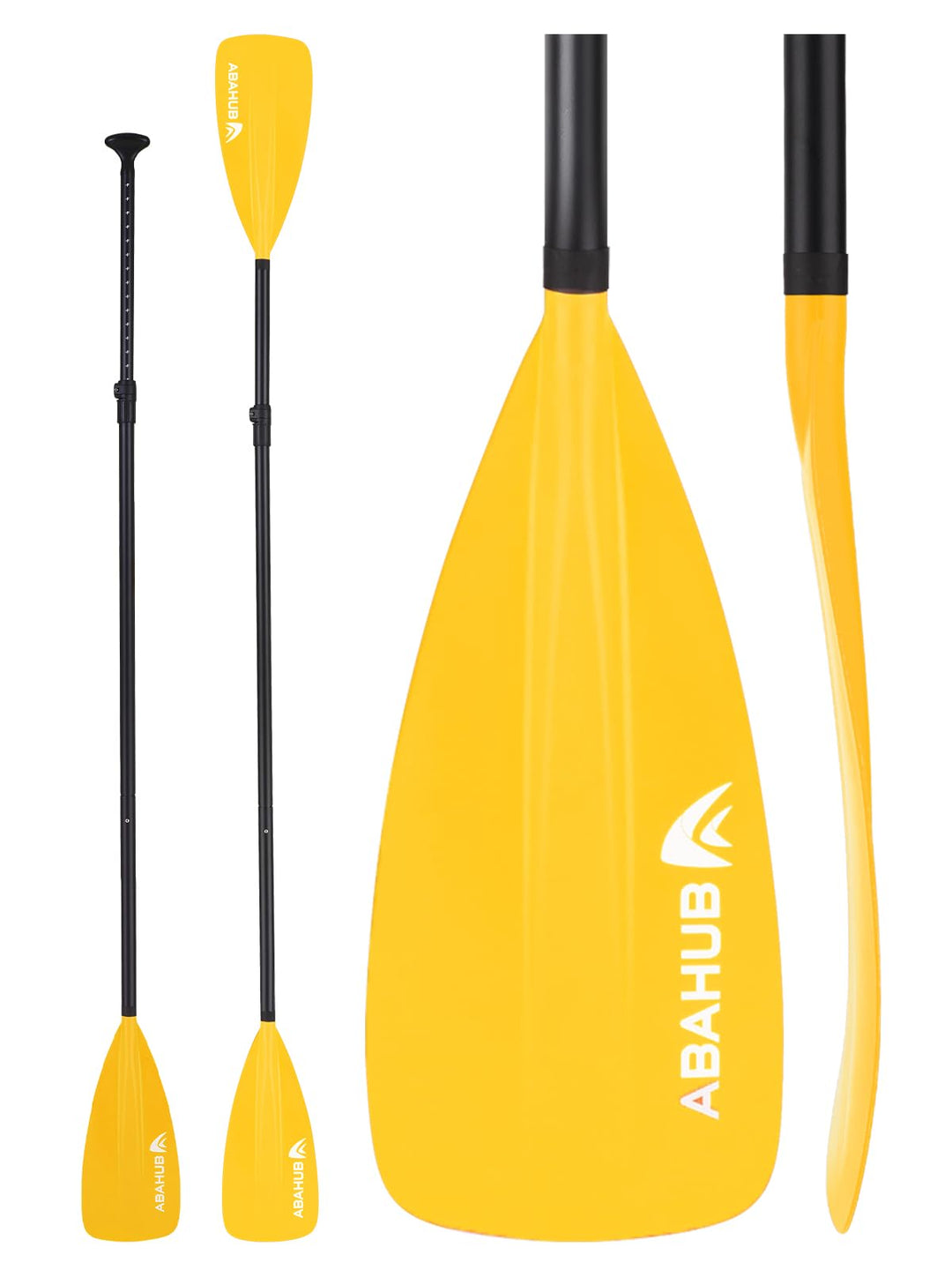 Abahub 2 in 1 Sup Kajak Paddel Aluminium Einstellbares Stand Up Paddle für Paddleboard, Aluminiumleg