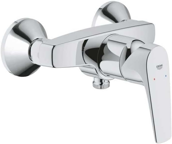 GROHE Start Flow - Einhand-Wannenarmatur (Wandmontage, langlebige Oberfläche, einstellbare Mengenbeg