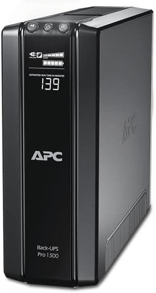 APC Back UPS PRO - BR1500GI - USV 1500VA Leistung (Stromparfunktion, IEC - Kaltgeräte Ausgänge, Mult