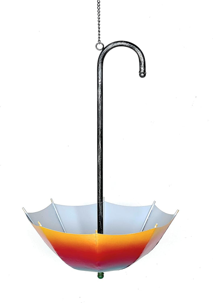 DanDiBo Blumenampel Metall Hängeampel mit Topf Innen Aussen Regenschirm Hängepflanzen 72 cm 96258 L