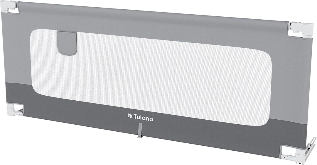 TULANO Cover 48 | Bettgitter 180 cm Bettschutzgitter Kinderbettgitter für Kinder | Klappbar | Geeign