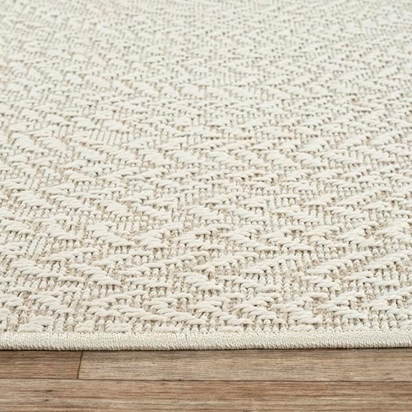 the carpet Kansas - robuster In- und Outdoor Teppich im natürlichen Jute-Look, wetterfest, geeignet