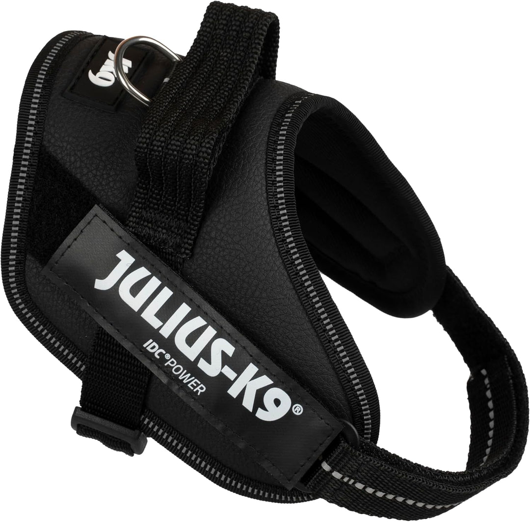 IDC Powerharness, Size: Mini-Mini/XS, Black - Faux Leather Black - Faux Leather XS/Mini-Mini, Black