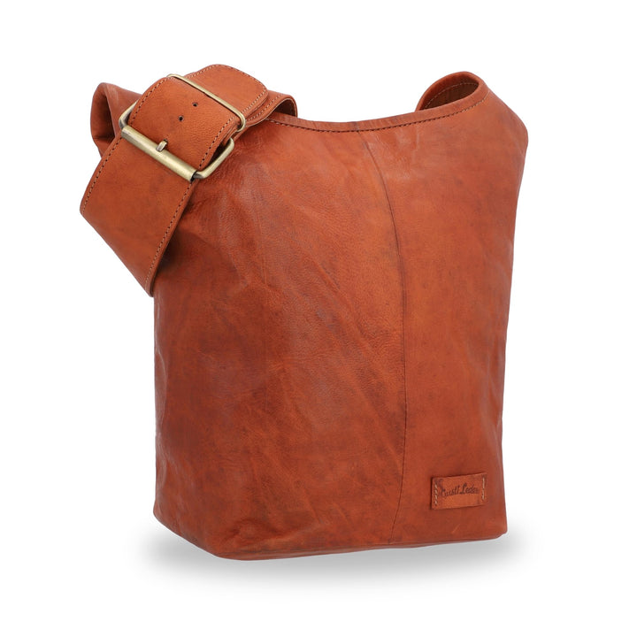 Gusti Umhängetasche Leder - Josephine Damen, Cognac