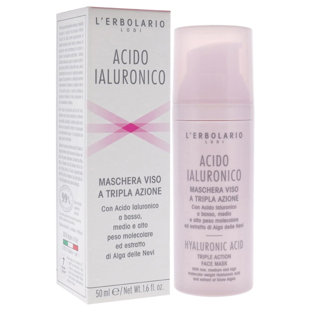 L'Erbolario Gesichtsmaske mit Dreifachwirkung, 50 ml