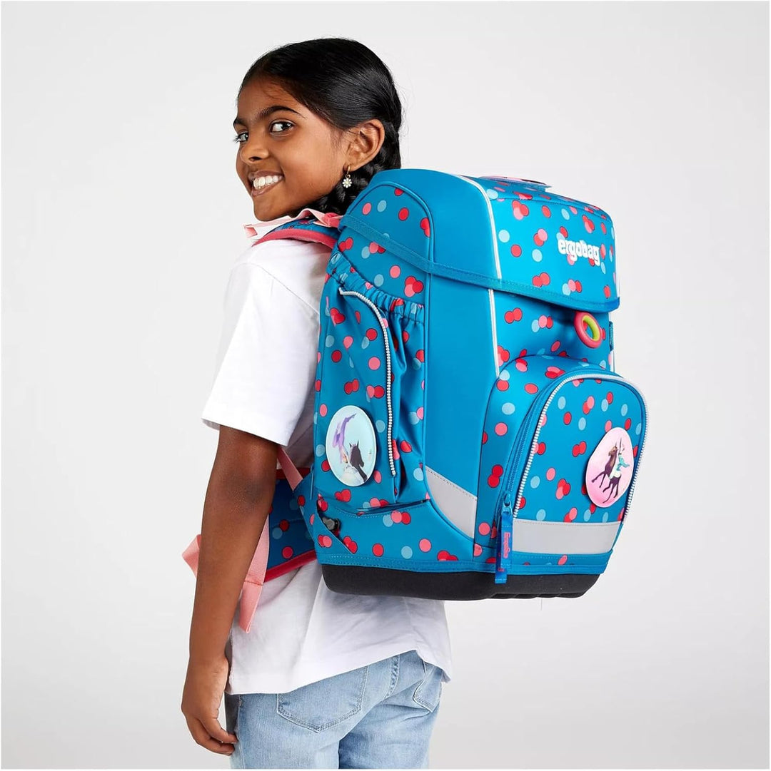 ergobag cubo Set ergonomischer Schulranzen, Vorgänger-Kollektion, klassisch 5-teilig 1. Klasse Grund