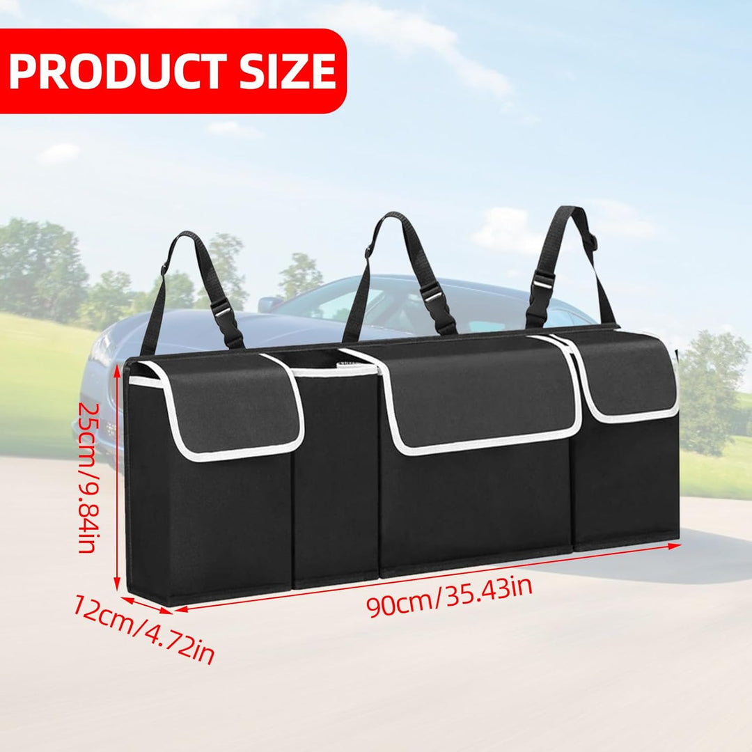 Auto Kofferraum Organizer Rücksitz Kofferraumtasche Aufbewahrungsbox für den Kofferraum Auto Aufbewa