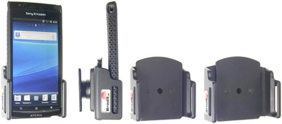 Brodit 511307 passiv universal Kfz-Halterung (Breite: 62-77mm, Dicke: 6-10mm) schwarz Single, Single