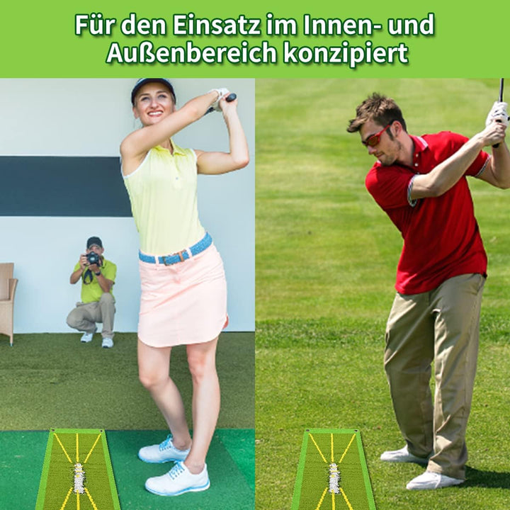 Maxee Golf Trainingshilfen Mat, Golf-Trainingsmatte zur Schlagerkennung für Swing Detection Batting,