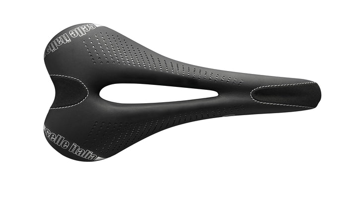 Selle Italia - Sattel für Rennrad C2 Gel Flow, Rail Manganese Rohr Ø7, Sattel Road Gran Turismo Fase