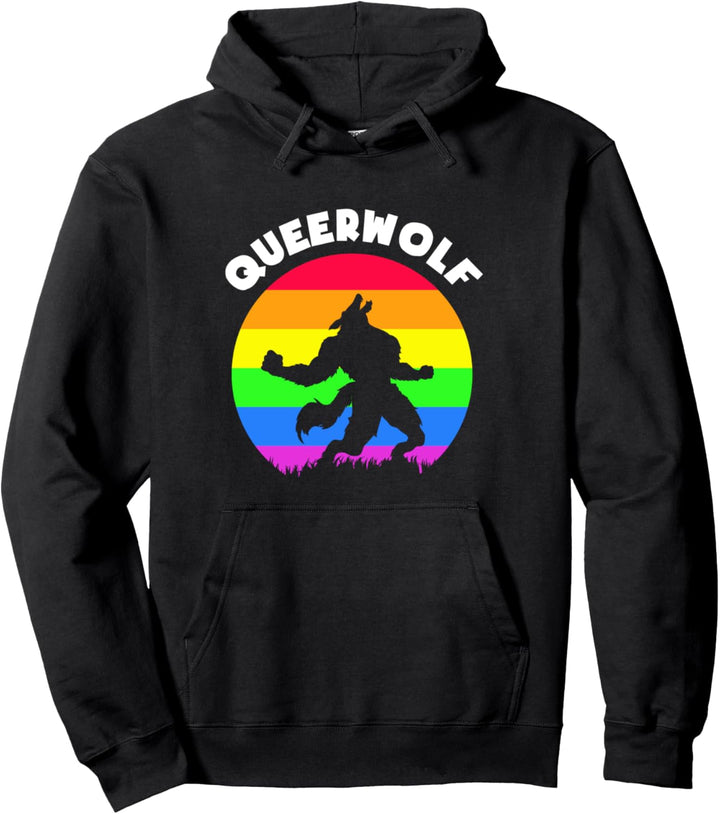Queerwolf LGBT Queer CSD Pullover Hoodie
