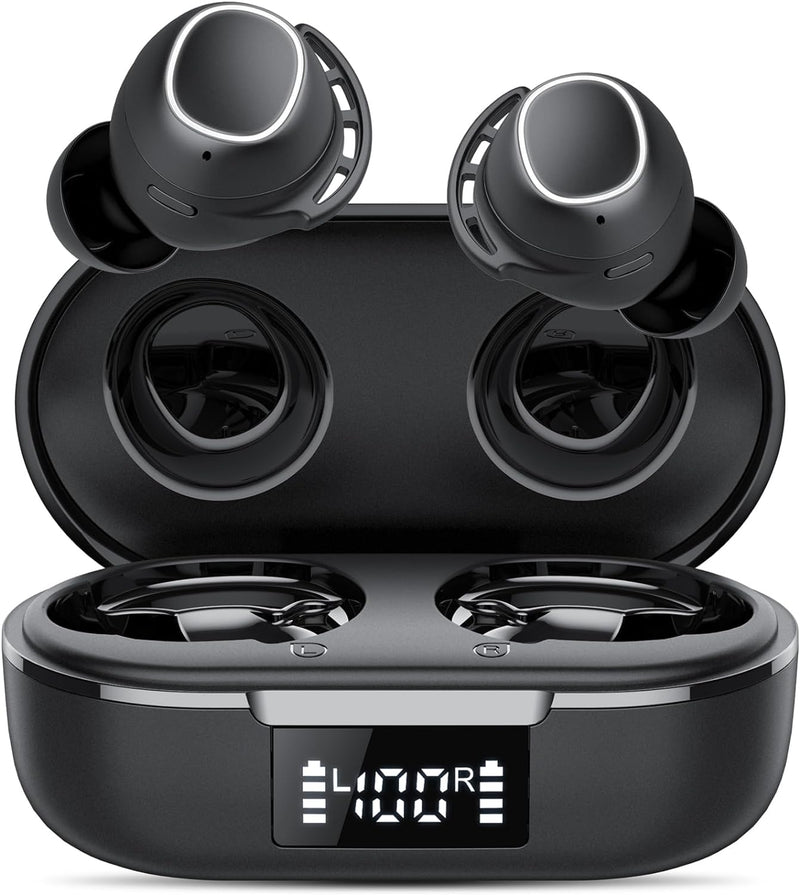 FAMOO Bluetooth Kopfhörer in Ear, Bluetooth 5.3 Kopfhörer Kabellos, 42 Stunden Spielzeit mit Ladeetu