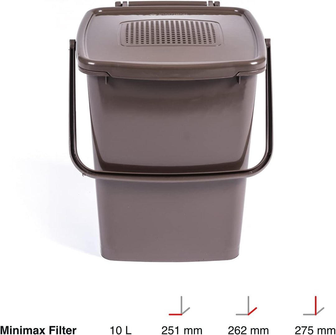 MATTIUSSI MINUMIAX PRO 10 MINIMAX Filter, Kunststoff, Dunkelbraun, 10 L, 2000