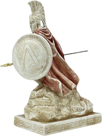 Leonidas Skulptur aus Steinguss, Antiker Griechenland-Krieger, Griechische Statue