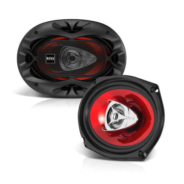 Boss Chaos Serie Audio 6 x 22.86 cm, 3 W 400 Watt, 15,2 x 22,9 cm, 3-Wege, 400 Watt, 15,2 x 22,9 cm,