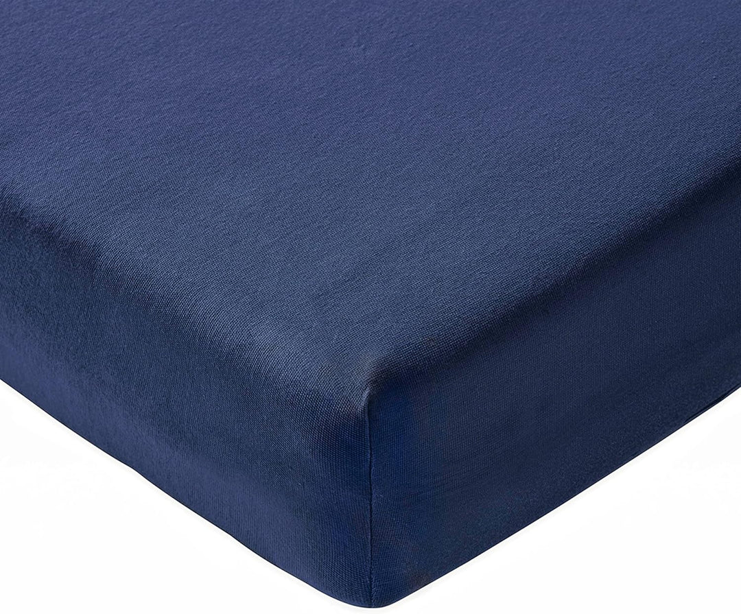 JOOP! Spannbetttuch Navy, 90x200 cm - 100x200 cm Navy 90x200 cm - 100x200 cm, Navy 90x200 cm - 100x2