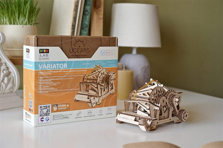 UGEARS STEM Lab 3D Puzzles - Spielset STEM - 3D Holzbausatz - DIY Mechanical Science Kit - Wissensch