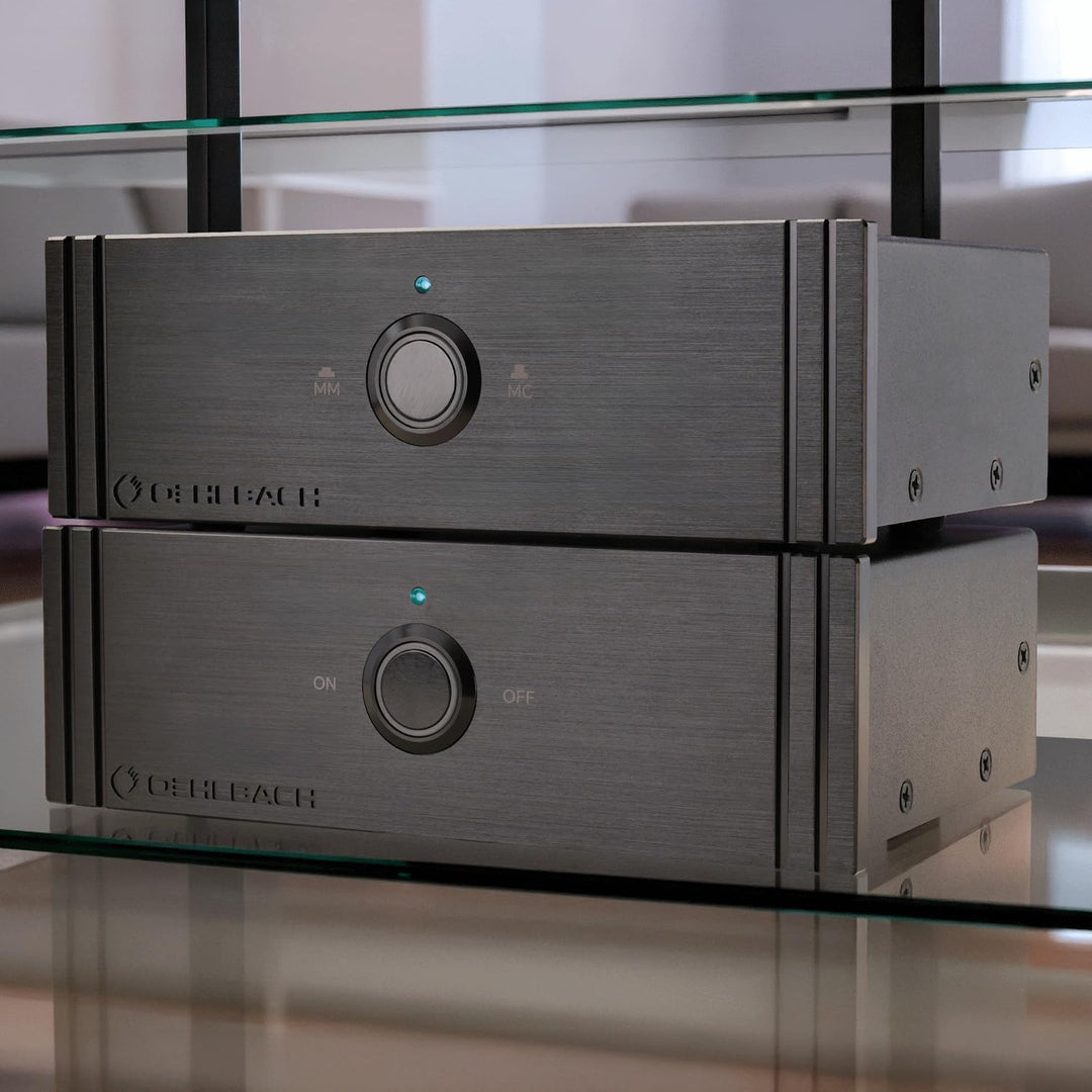 OEHLBACH Phono Vorverstärker MM & MC – Twin Amp Ultra Plattenspieler Preamp, Rauscharm & Verzerrungs
